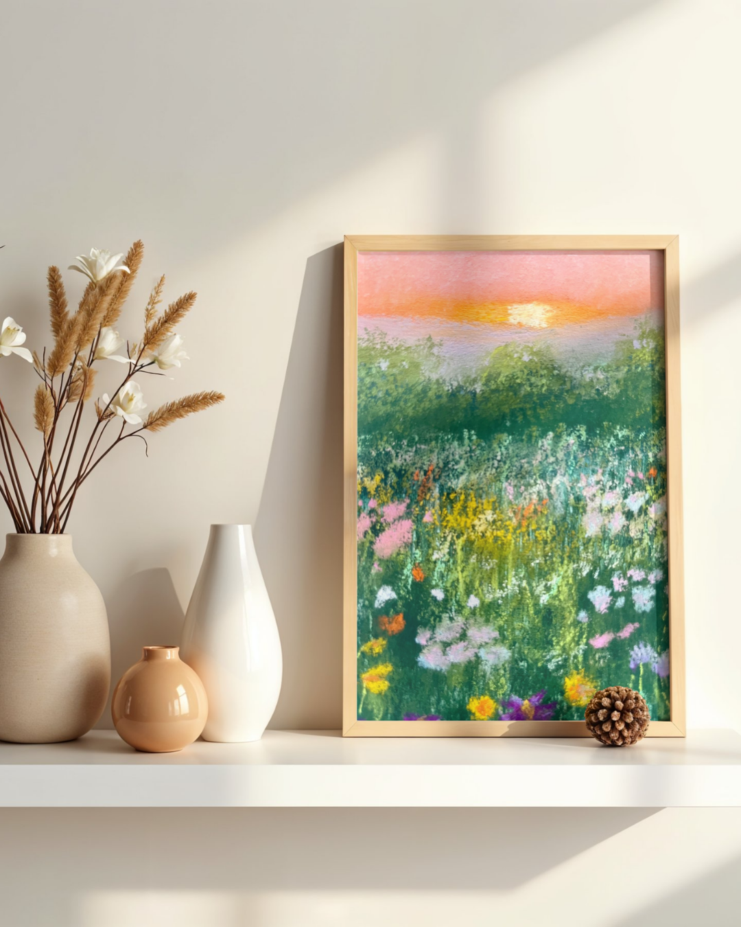 Field of Flowers Digital Art Print