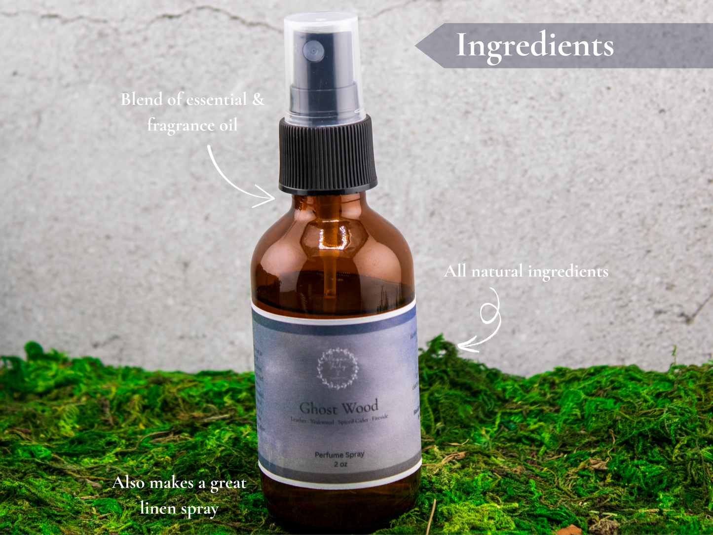 Ghost Wood Unisex Perfume & Linen Spray