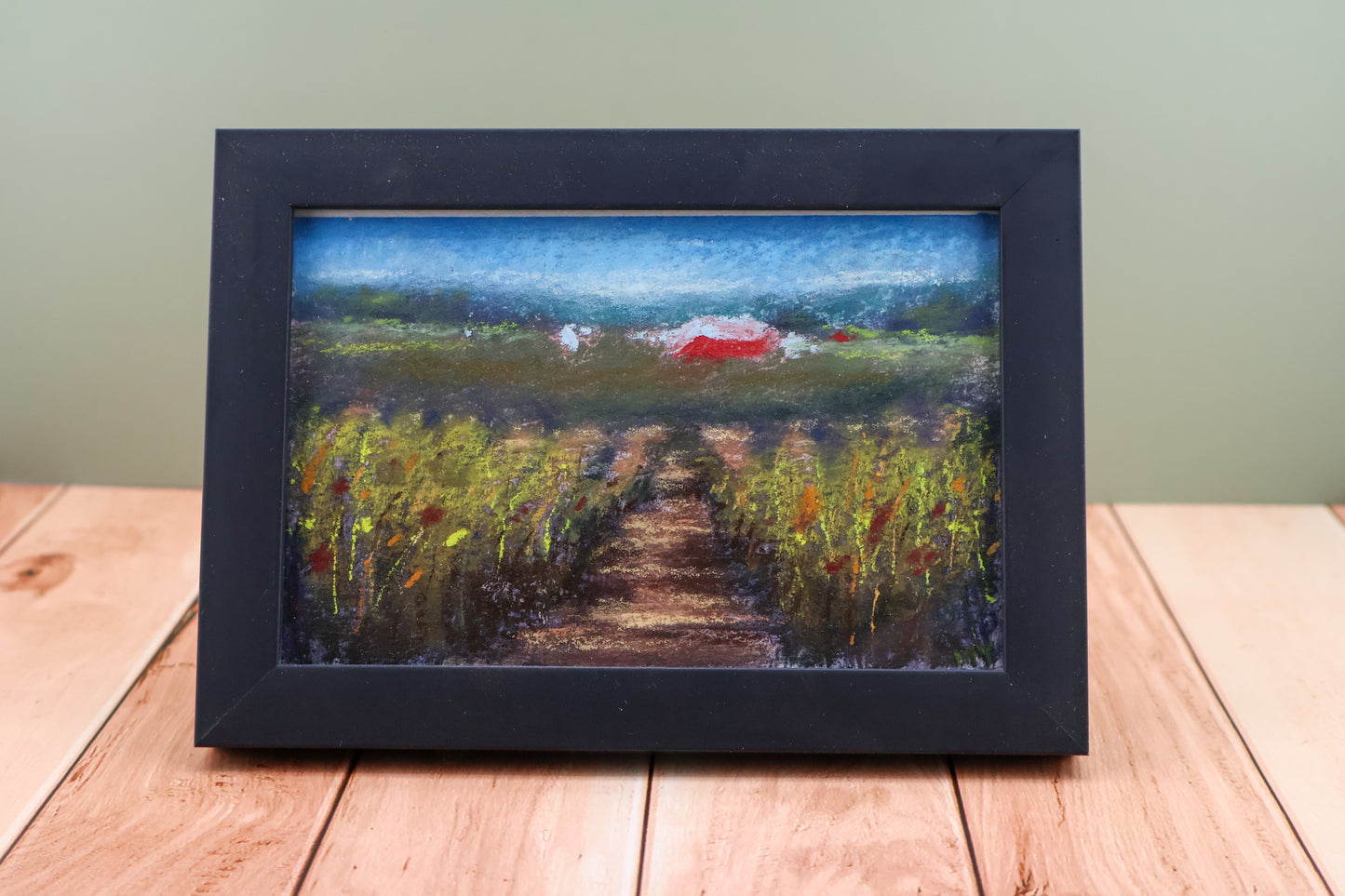 The Vineyard - Original Pastel Painting
