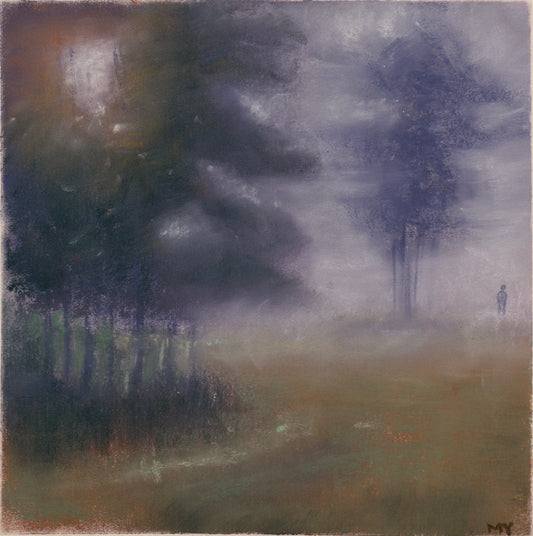 Haunted Forest - Original Pastel Painting