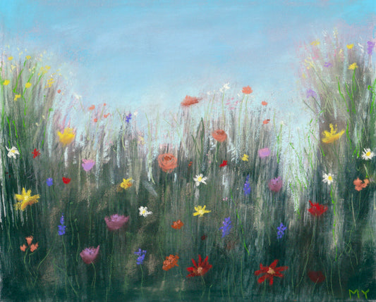 Wildflowers: We Are All Beautiful - Original Pastel Painting